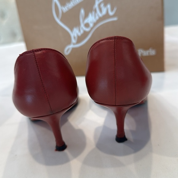Authentic Christian Louboutin D’Orsay Red Heels - Picture 4 of 13